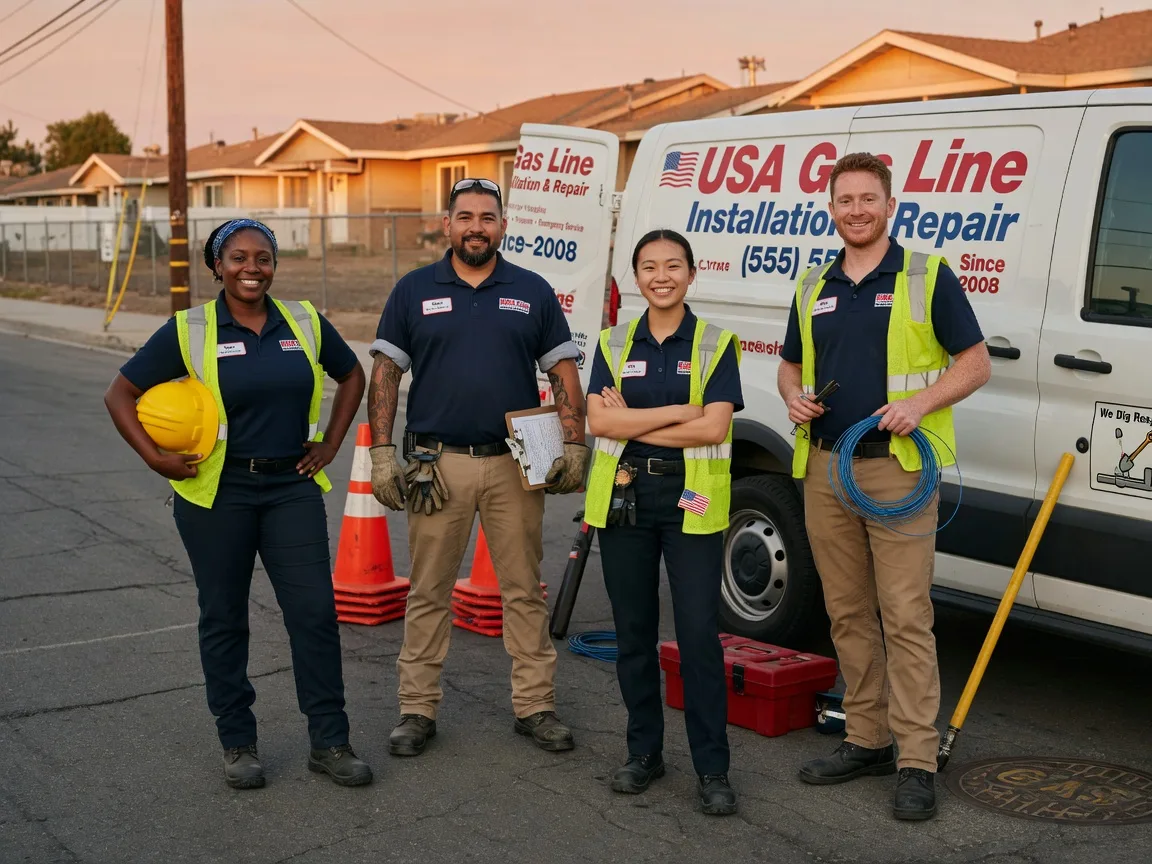 Gas Line Installation company in Broadlands, IL